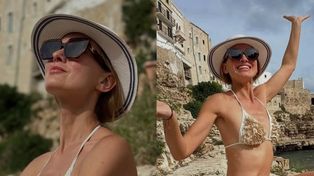 41-letnia Joanna Moro ŻEGNA LATO w BIKINI. Pochwaliła się fotkami z wypadu do Włoch (FOTO)