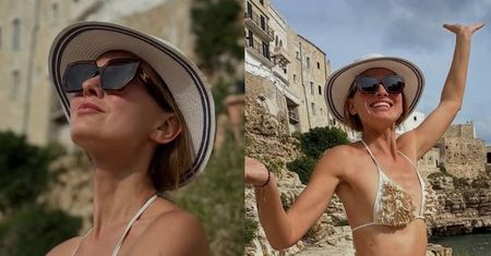 41-letnia Joanna Moro ŻEGNA LATO w BIKINI. Pochwaliła się fotkami z wypadu do Włoch (FOTO)