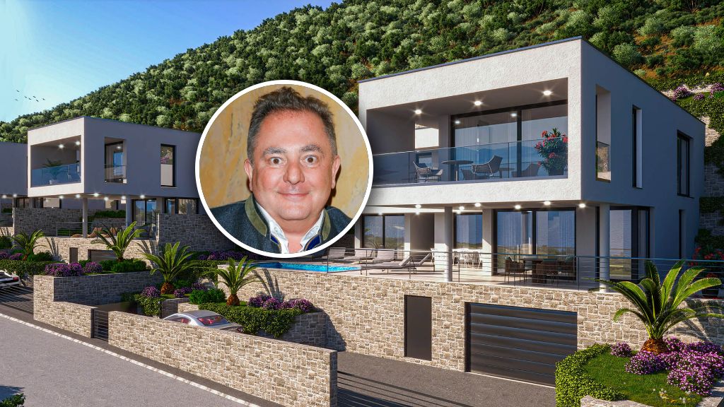 Wizualizacja willi w miejscowości Postup w Chorwacji