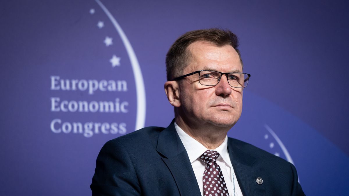 Miroslaw Kowalik (President, Westinghouse Electric Poland) during the European Economic Congress in Katowice, Poland on April 26,  2022 (Photo by Mateusz Wlodarczyk/NurPhoto via Getty Images)