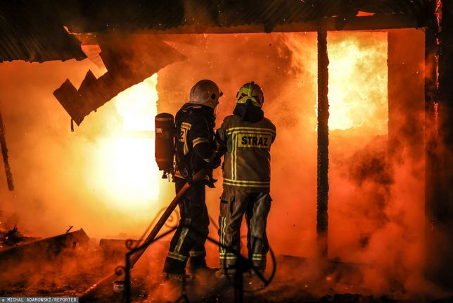 Pożar budynku mieszkalno-gospodarczego w Bańskiej Wyżnej