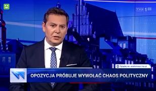 "Wiadomości" TVP znów atakują TVN. Pokazały "paski grozy"