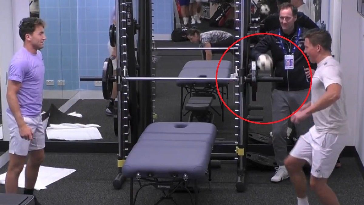 Casper Ruud przed meczem w Australlian Open