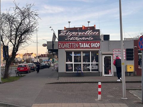 Handel papierosami przy granicy 