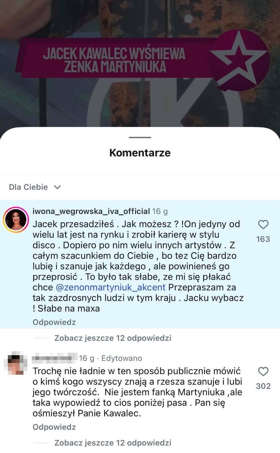Komentarz Iwony Węgrowskiej