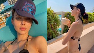 Marcela Leszczak w KUSYM BIKINI i okularach Gucci za 3,5 TYSIĄCA łapie promienie słońca na wakacjach w Dubaju (ZDJĘCIA)