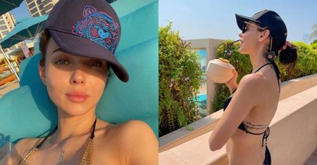 Marcela Leszczak w KUSYM BIKINI i okularach Gucci za 3,5 TYSIĄCA łapie promienie słońca na wakacjach w Dubaju (ZDJĘCIA)