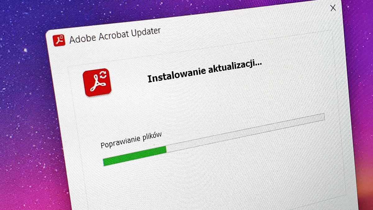 Aktualizacja Adobe Acrobata