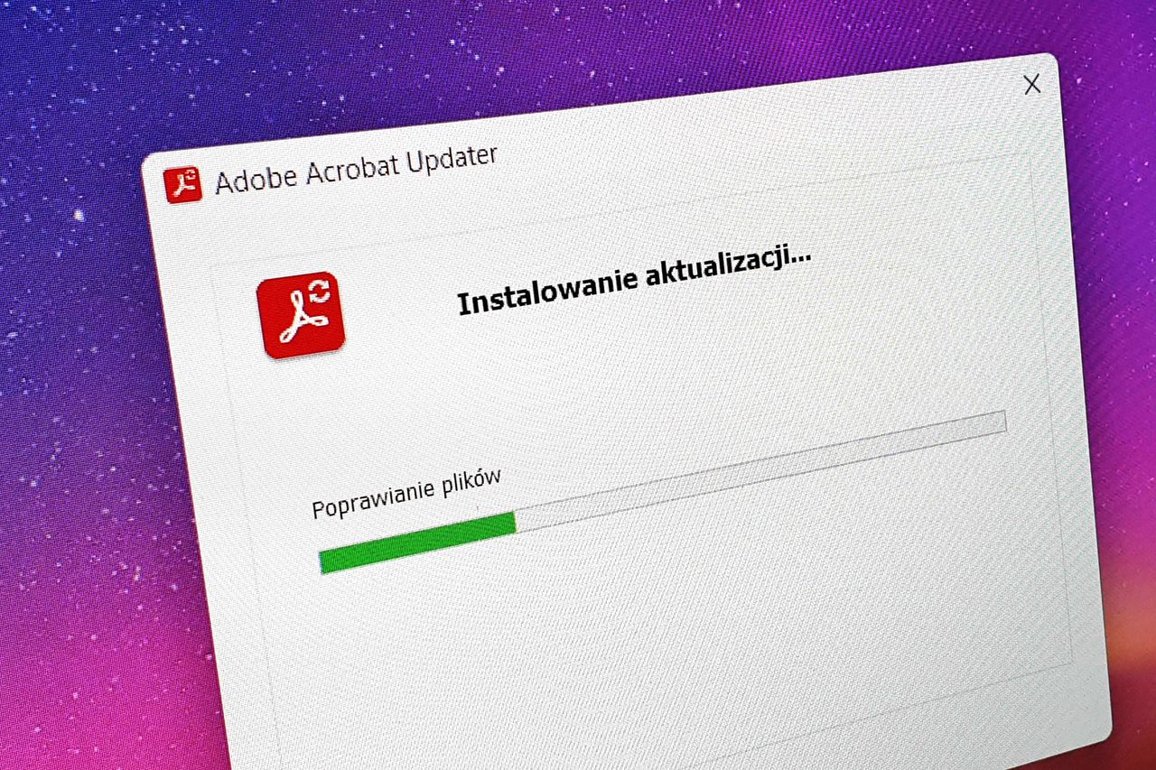 Aktualizacja Adobe Acrobata