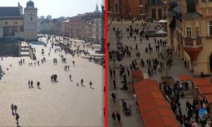 29 marca, 12:04. Warszawa kontra Kraków. Wymowne ujęcia