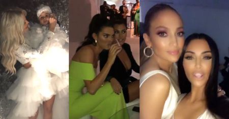 Paris Hilton, Jennifer Lopez i Sofia Richie bawią się na Wigilii u Kim Kardashian (ZDJĘCIA)