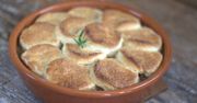 Cobbler z rabarbarem