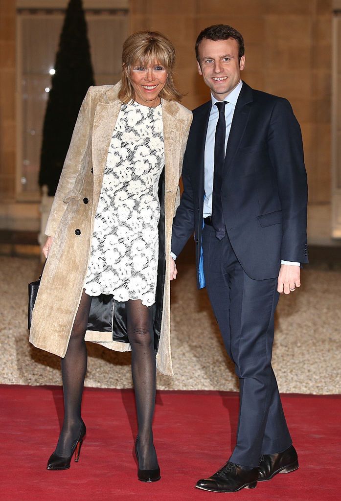 Brigitte and Emmanuel Macron in 2015.