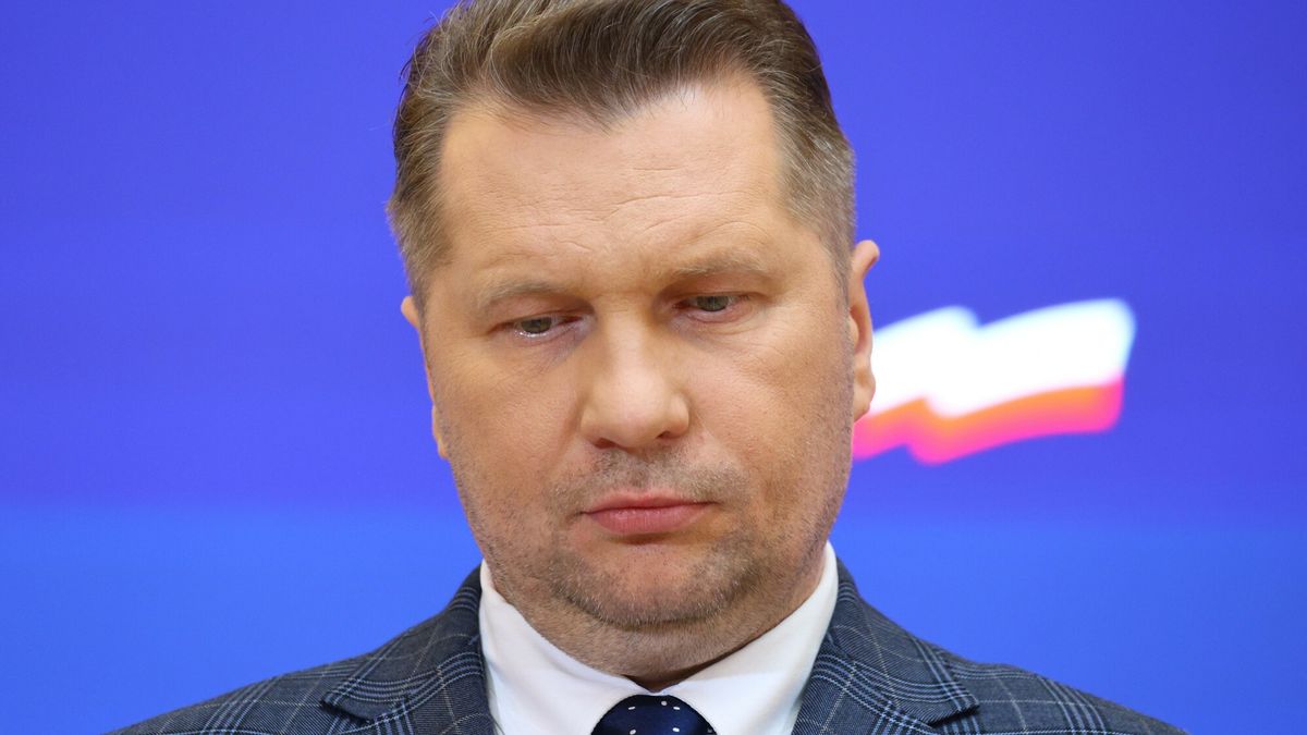 Minister kultury i edukacji Przemysław Czarnek