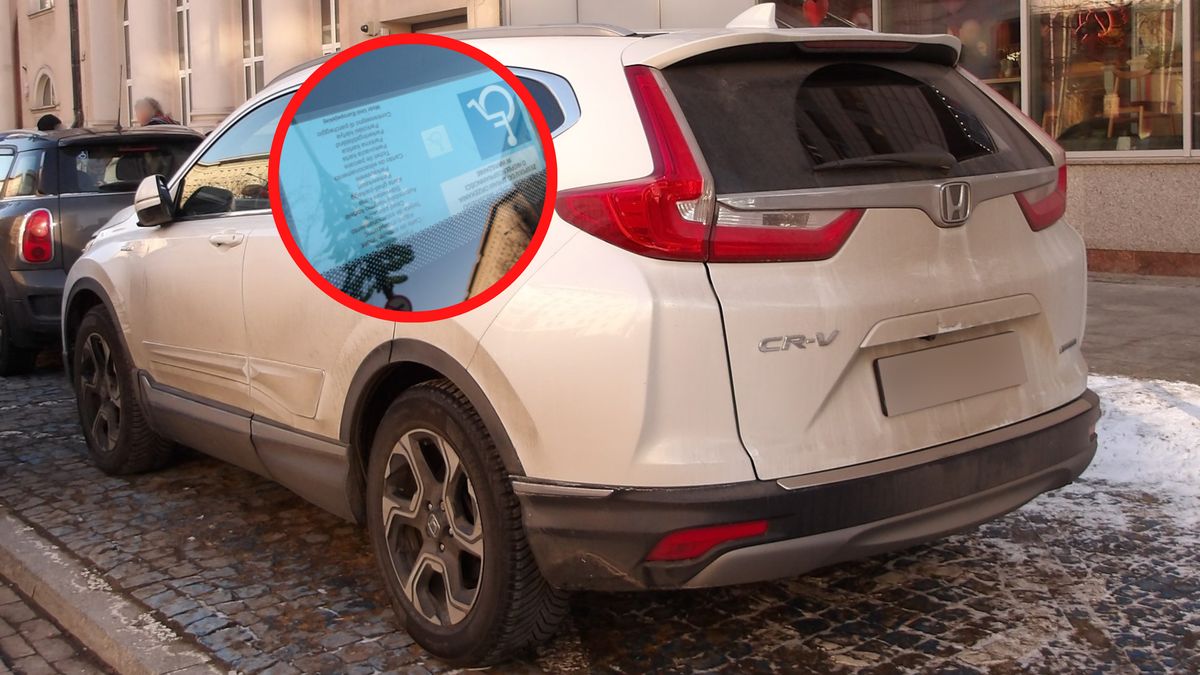 Miał podrobioną kartę dla niepełnosprawnych.