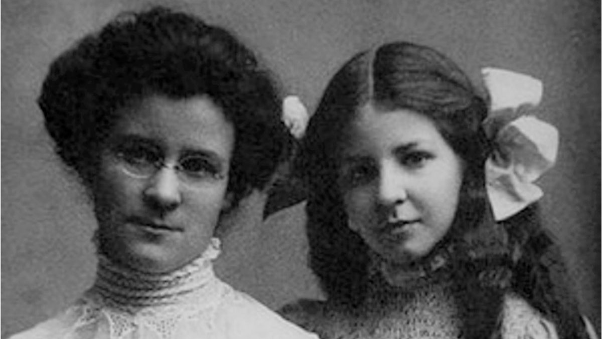 Katharine Briggs z córką Isabel Briggs Myers