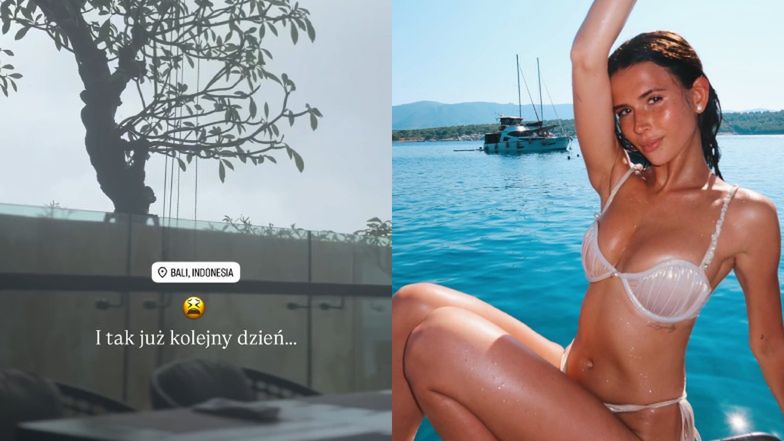 Roksana Węgiel nie może cieszyć się słoneczną aurą na wakacjach