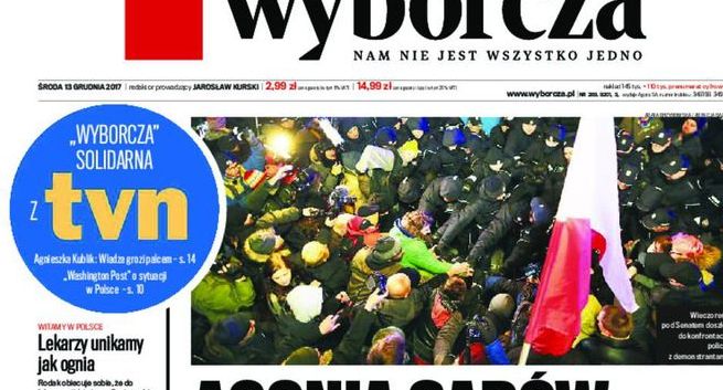 HFPC: kara KRRiT dla TVN24 to poważna ingerencja w wolność słowa. „Gazeta Wyborcza” solidaryzuje się z TVN
