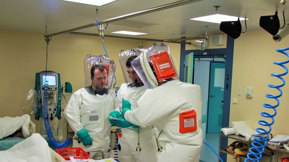 Personel medyczny podczas szkoleń w Centrum Ochrony Biologicznej w Těchonínie