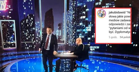 Jakub i Dawid zrugali Monikę Olejnik. Stanęli w obronie Radosława Sikorskiego