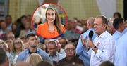 "Słaba prowokacja" na wiecu Tuska. Wyśmiano alarm kandydatki Konfederacji