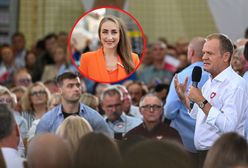 "Słaba prowokacja" na wiecu Tuska. Wyśmiano alarm kandydatki Konfederacji