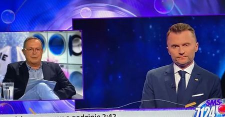Wpadka w "Szkle kontaktowym". Mina dziennikarza TVN24 mówi sama za siebie