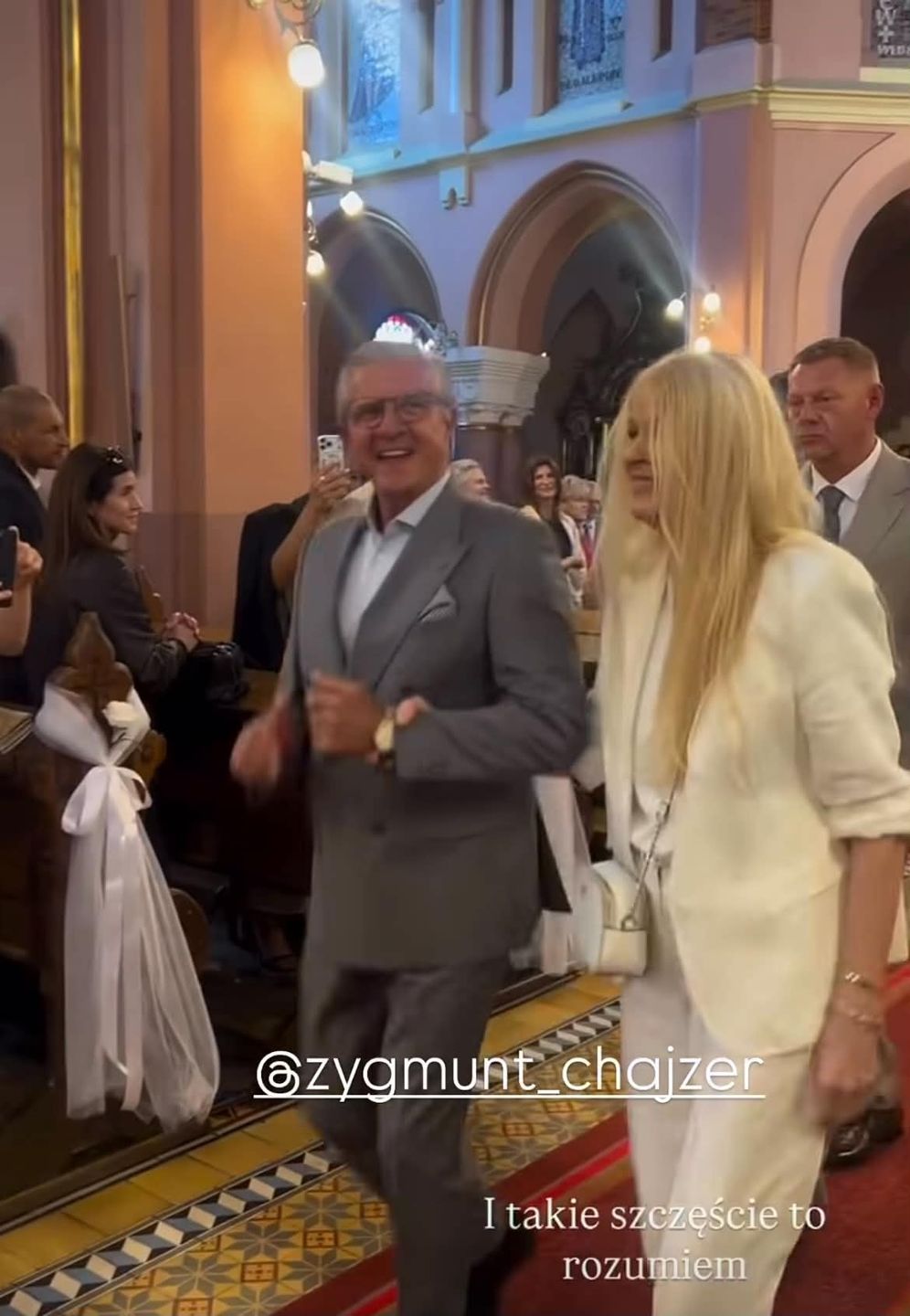 Zygmunt Chajzer z żoną Dorotą