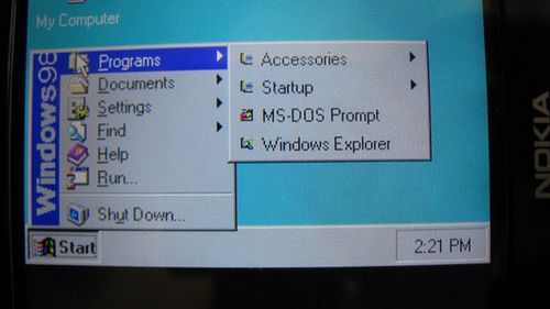 Windows 98 na Nokii N95 1