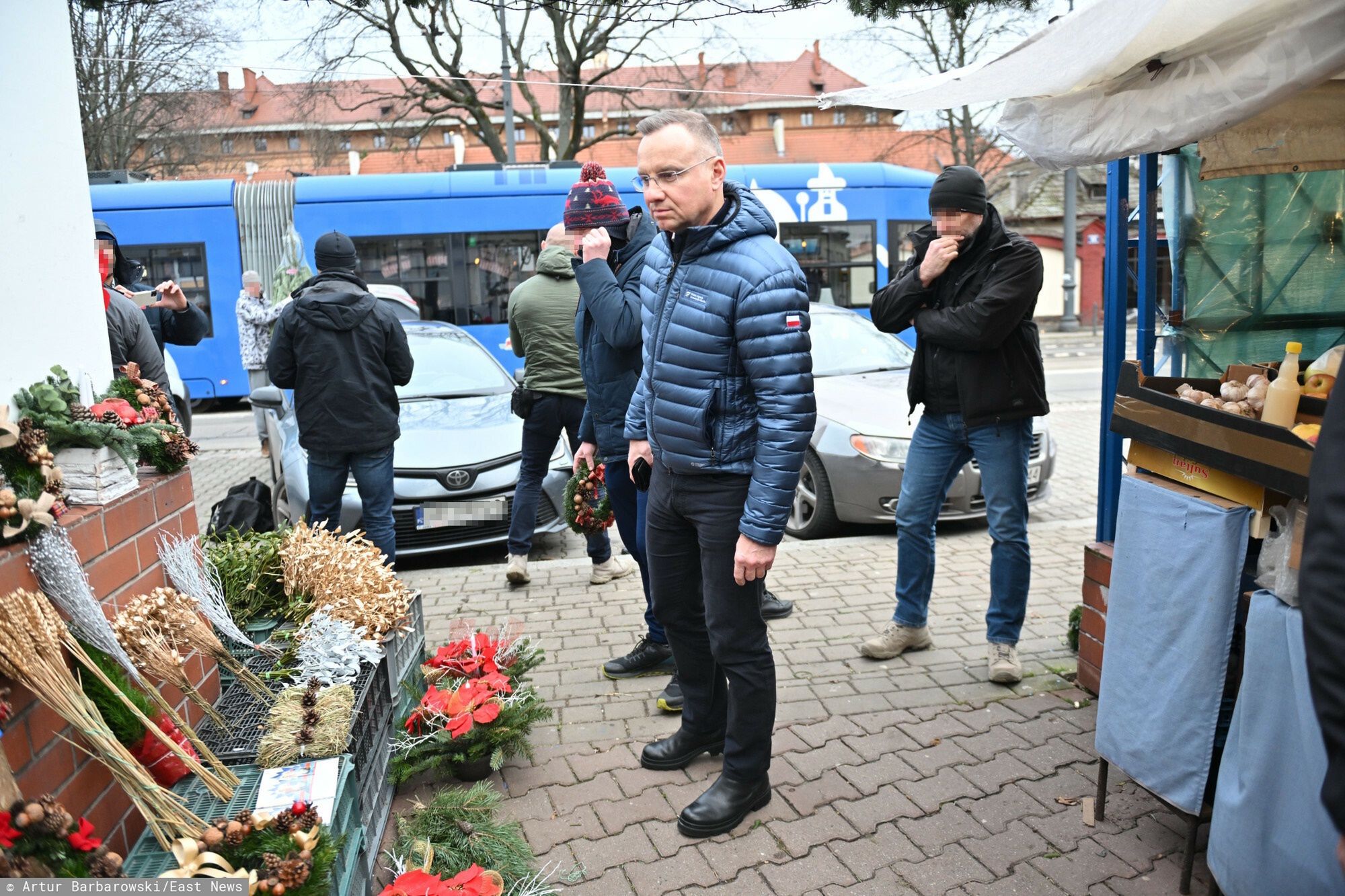 Andrzej Duda "przyłapany" na świątecznych zakupach