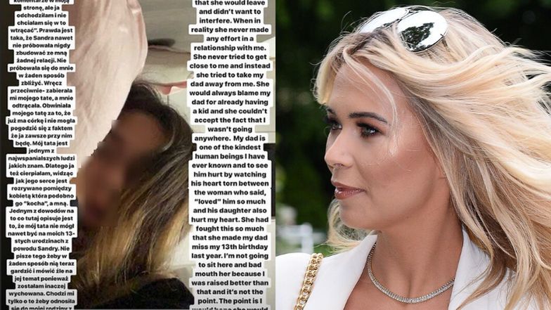 Sandra Kubicka odgryza się córce byłego narzeczonego