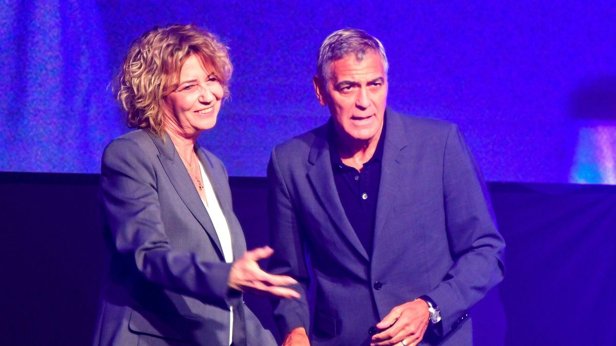 George Clooney i Hanna Zdanowska