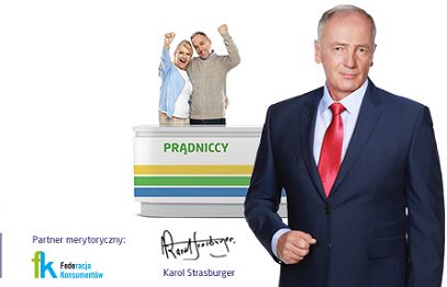 Karol Strasburger w akcji edukacyjnej „Wybieraj mądrze! Nie zgaduj, sprawdź, kto sprzedaje Ci energię”