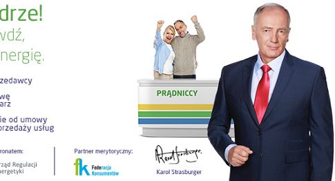 Karol Strasburger w akcji edukacyjnej „Wybieraj mądrze! Nie zgaduj, sprawdź, kto sprzedaje Ci energię”