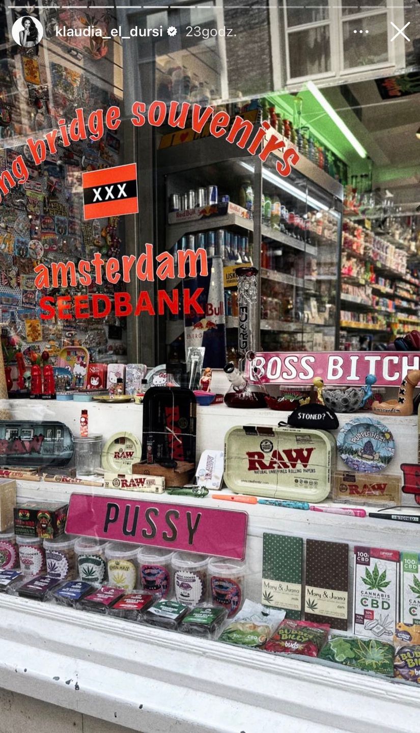 Wakacje Klaudii El Dursi w Amsterdamie