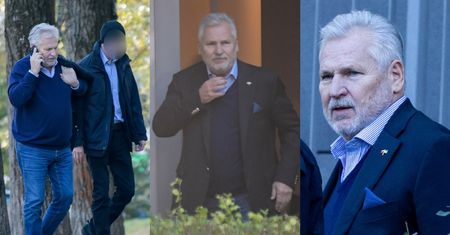 Aleksander Kwaśniewski "przyłapany" w drodze do salonu fryzjerskiego w asyście prywatnego kierowcy. Stylista się spisał? (ZDJĘCIA)