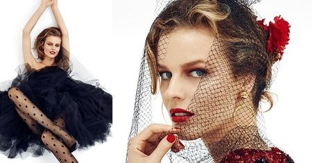41-letnia (!) Eva Herzigova w grochach!