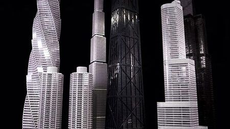 Wieżowce zbudowane z LEGO 1