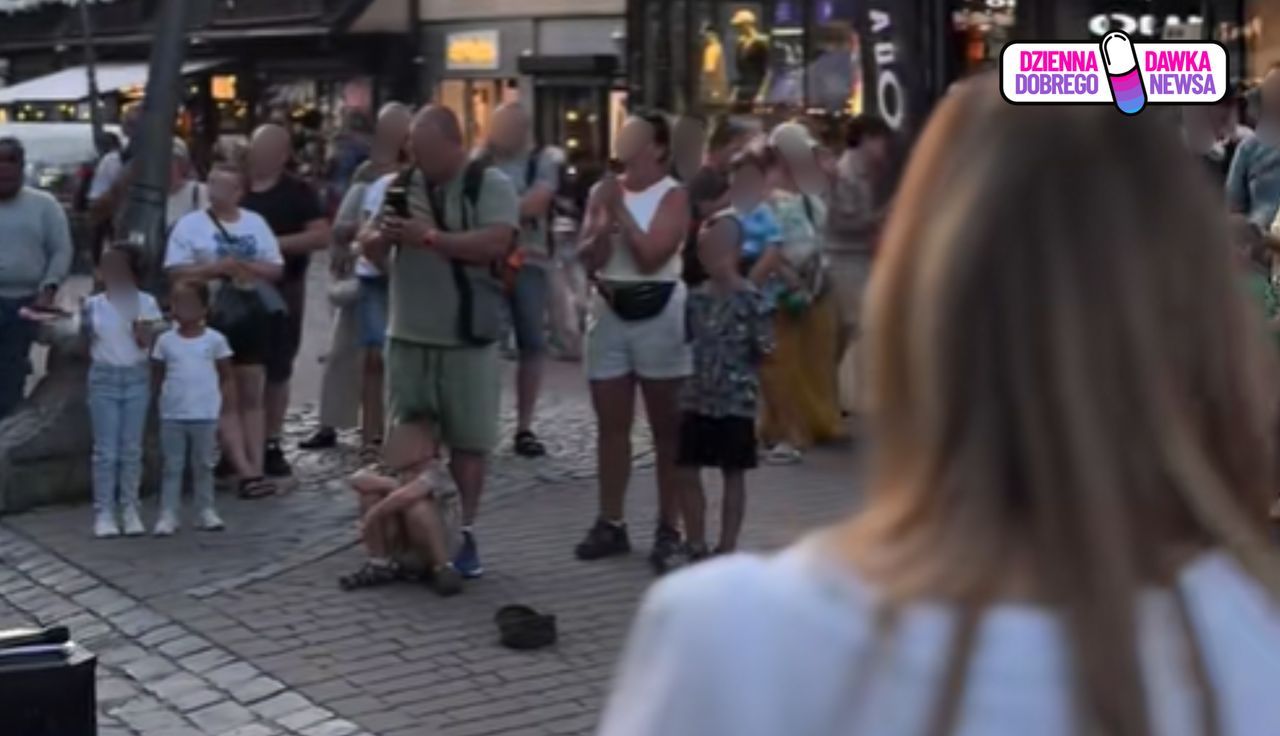 Sceny na Krupówkach. Ludzie aż się zatrzymywali i nagrywali