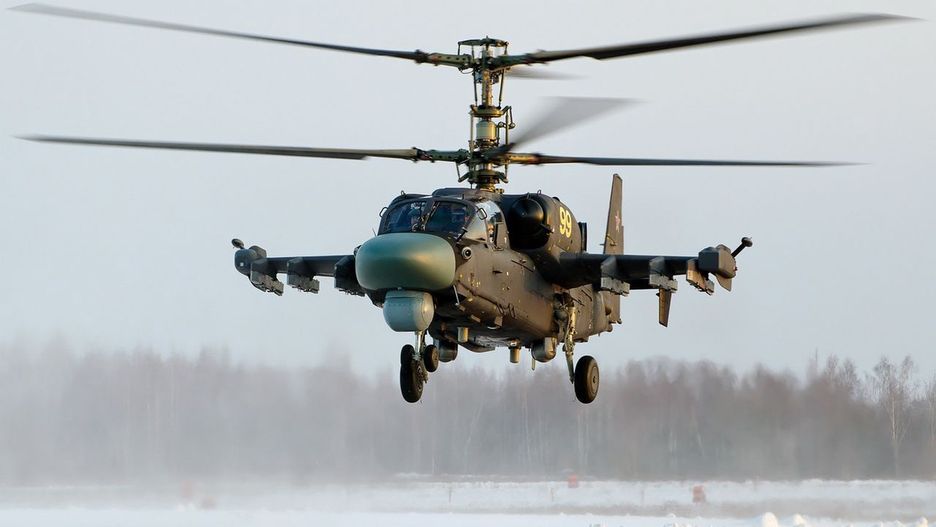 Rosyjski śmigłowiec Ka-52, zdjęcie ilustracyjne