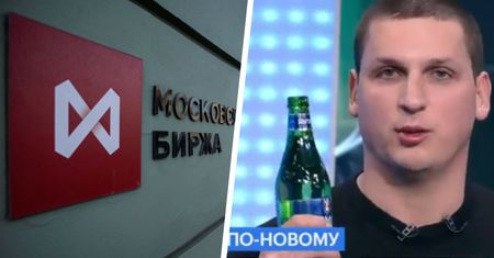 W rosyjskiej telewizji wzniósł toast za śmierć moskiewskiej giełdy. Ciągle jest zamknięta