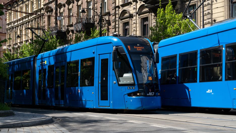 tramway, mpk, kraków, tram, bombardier, ngt8, krakow, tramcar, trams, commute, electric, flexity, ngt, 8, blue, car, trolley, urban, vehicle, wagon, poland, cracow, rail, railway, service, street, streetcar, line, mass, transit, transport, transportation, metropolitan, municipal, network, authority, city, modern, passenger, polish, public, system, tourism, town, track, tracks, traffic, train, travel