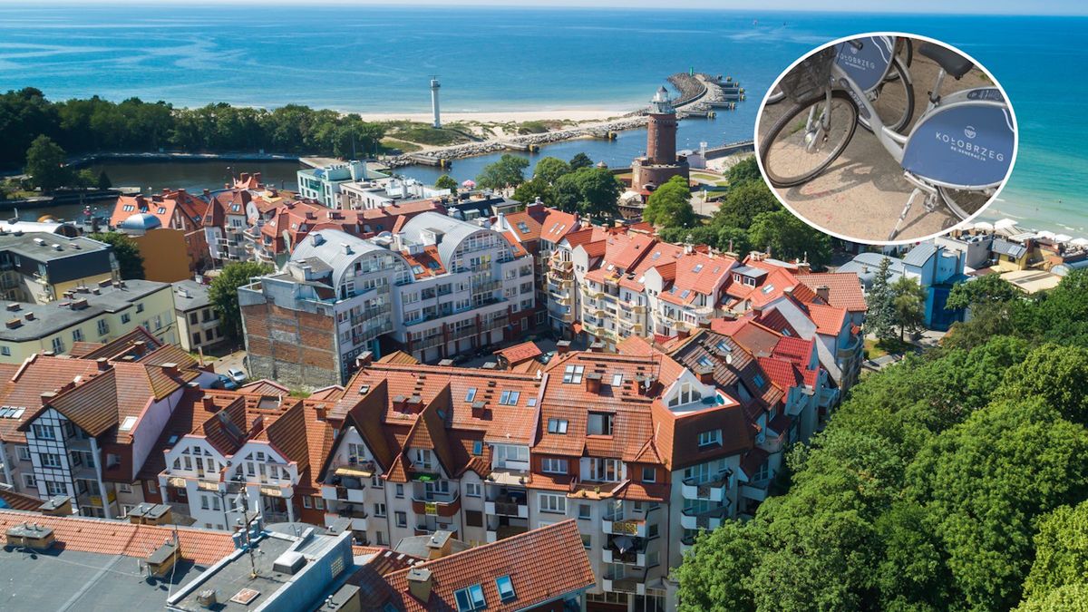 W Kołobrzegu sprzedają rowery za złotówkę