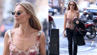 Margot Robbie nie przestaje zachwycać podczas promowania "Wichrowych Wzgórz". Tym razem zaprezentowała się w zmysłowym gorsecie (ZDJĘCIA)