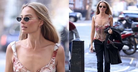 Margot Robbie nie przestaje zachwycać podczas promowania "Wichrowych Wzgórz". Tym razem zaprezentowała się w zmysłowym gorsecie (ZDJĘCIA)