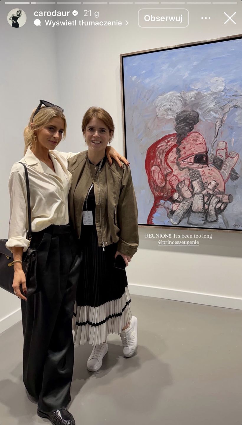 Księżniczka Eugenia i Caroline Daur