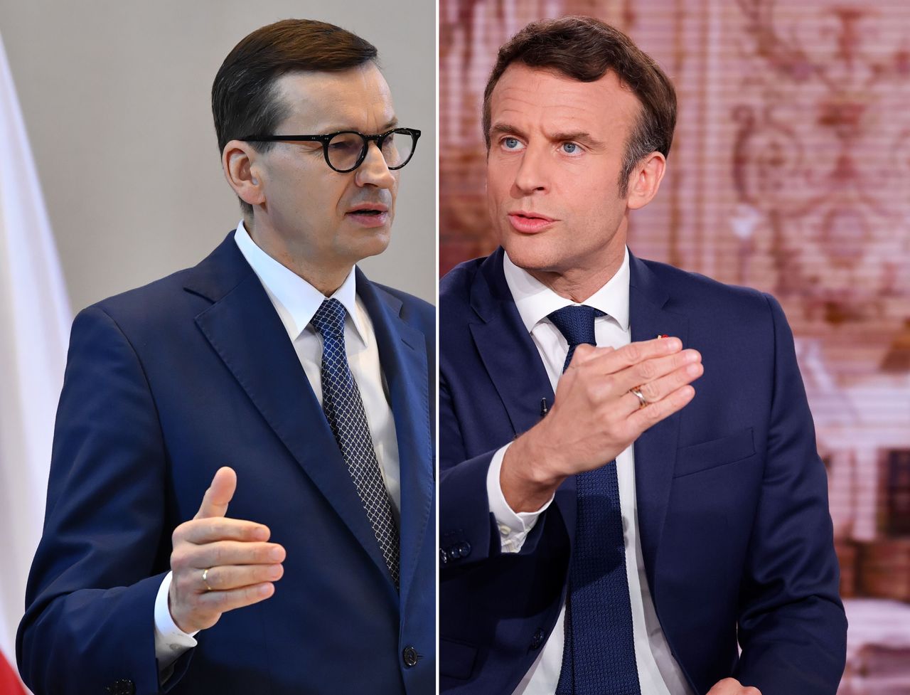 Wybory we Francji. Morawiecki uderza w Macrona. "Niepotrzebne napięcia"