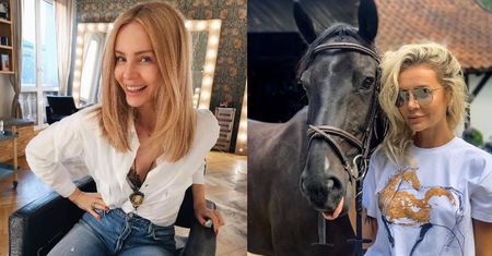 Zrelaksowana Agnieszka Woźniak-Starak tuli się do konia. Fani komentują: "CHCEMY CIĘ W DDTVN" (FOTO)