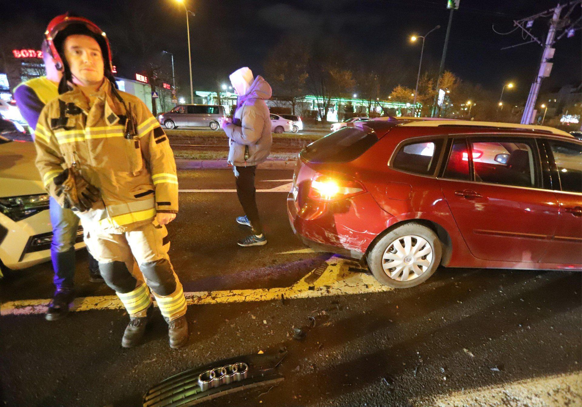 Miejsce niedzielnego wypadku - Wrocław, 7 grudnia