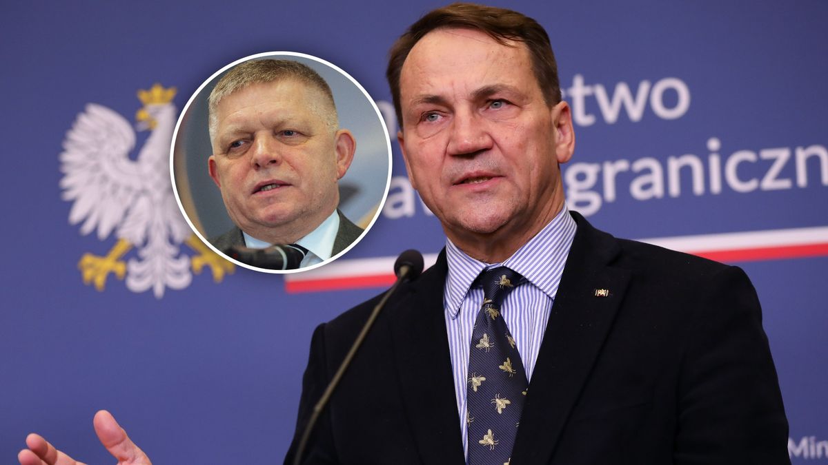 Radosław Sikorski mówi o locie premiera Słowacji